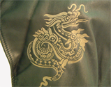 Laser engraved leather